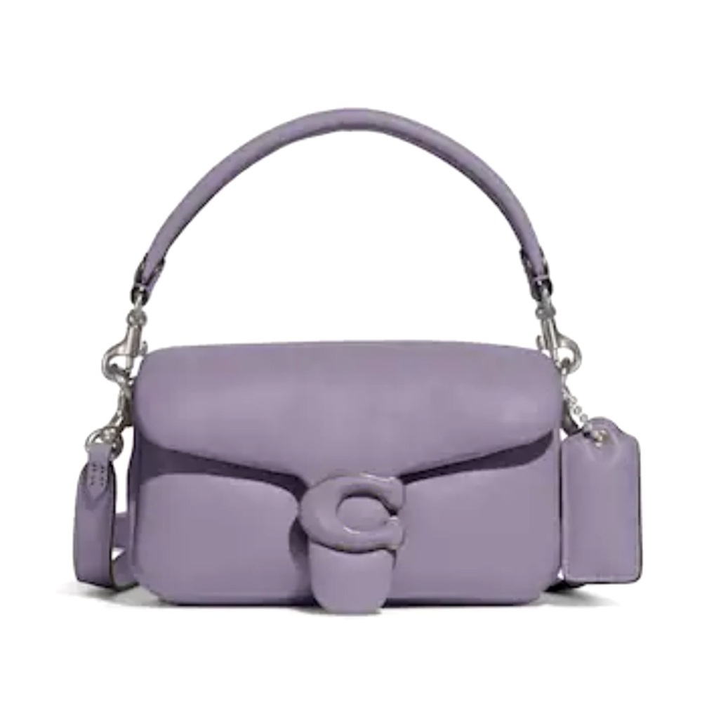 Like New Purple Coach Pillow Tabby 18